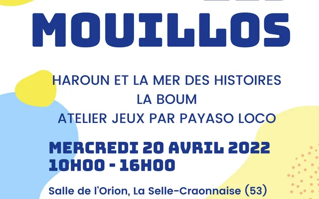 Affiche des Mouillos 2022, festival jeune public de l'AMAC