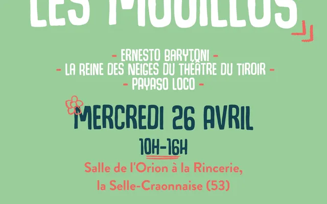 Affiche des Mouillos 2023, festival jeune public de l'AMAC