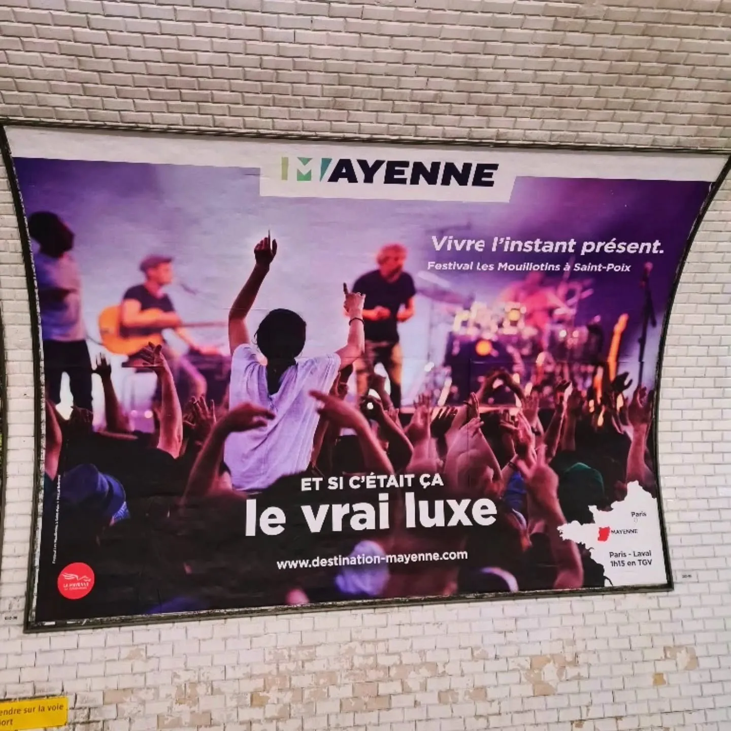 Les Mouillotins s’affichent dans le métro parisien
