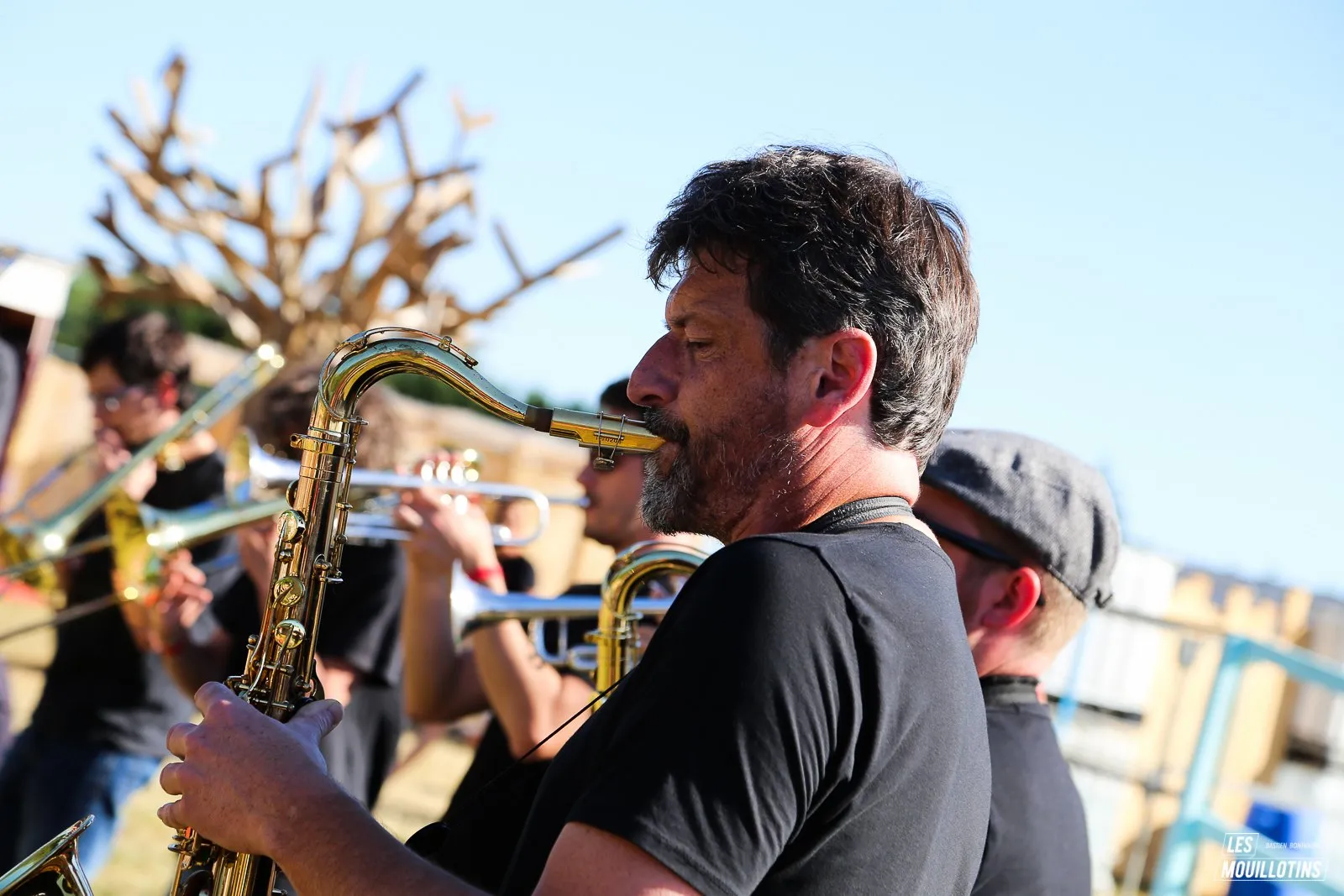 Fanfare F'Punk en déambulation aux Mouillotins 2017