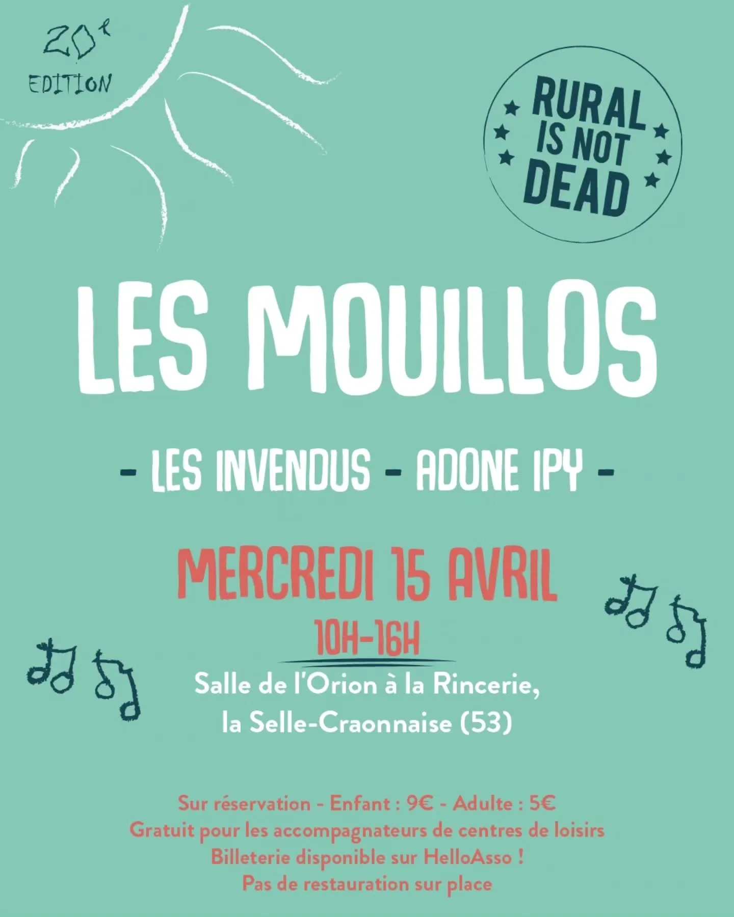 Les Mouillos fêtent leur 20ᵉ édition le 15 avril