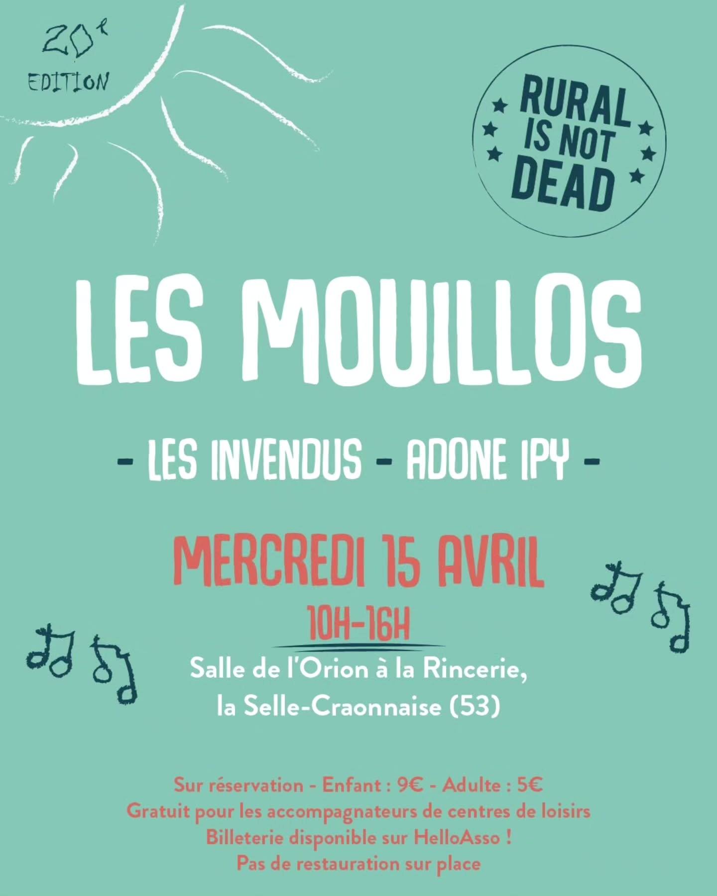 Les Mouillos fêtent leur 20ᵉ édition le 15 avril
