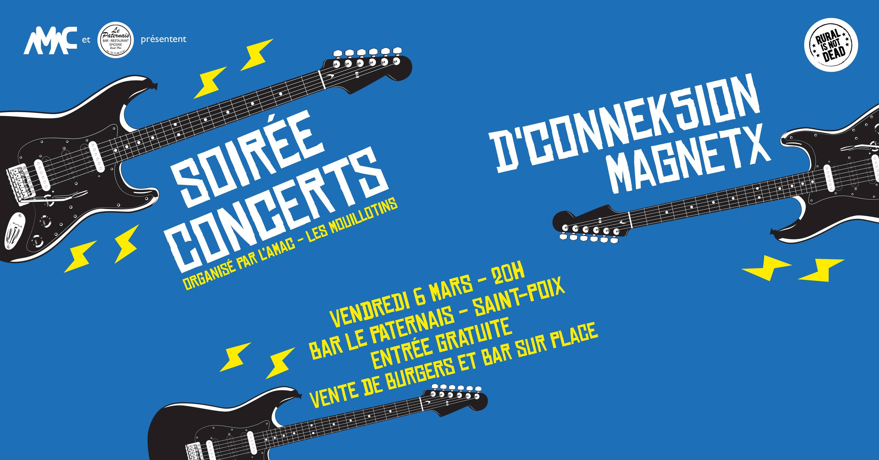 Rock concert night: MagnetX and D'Connek5ion
