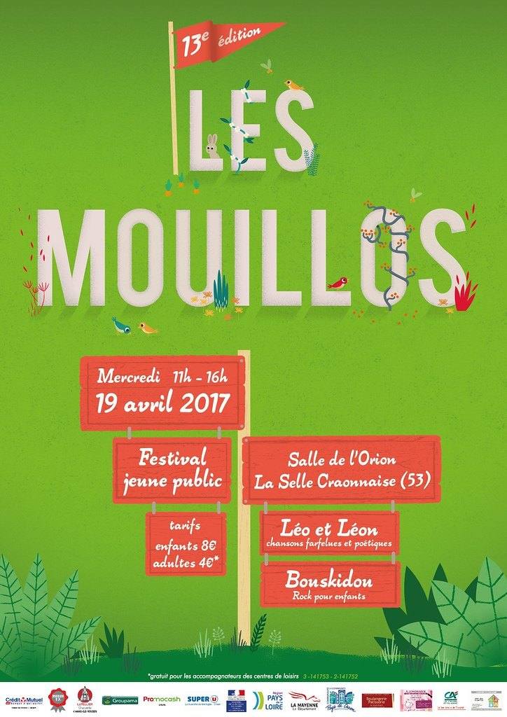 Affiche des Mouillos 2017, festival jeune public de l'AMAC