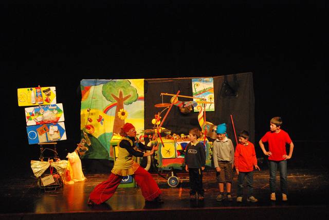 Le final du spectacle - photo AMAC / Les Mouillotins