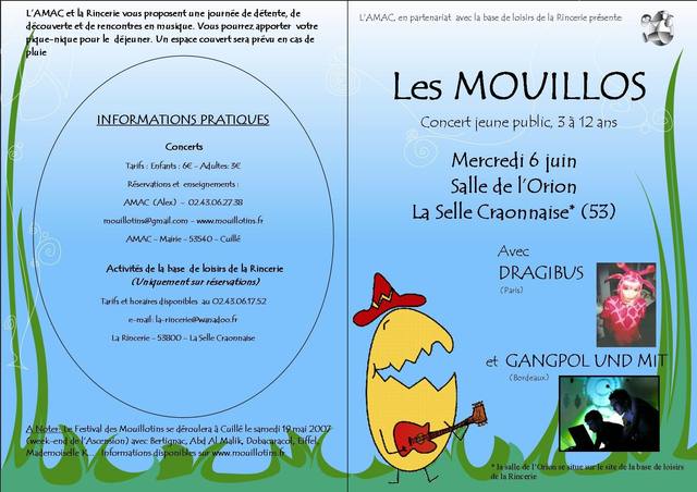 Poster for Les Mouillos 2007, AMAC's children's festival
