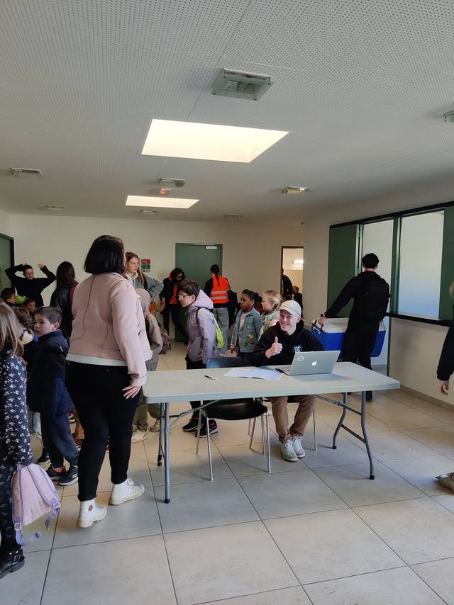 L'accueil des groupes - photo AMAC / Les Mouillotins
