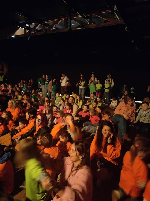 L'ambiance dans la salle pendant le concert - photo AMAC / Les Mouillotins