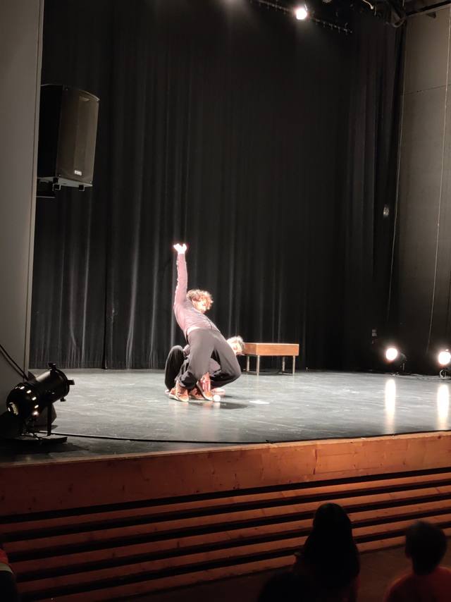 Une danseuse sur scène - photo AMAC / Les Mouillotins