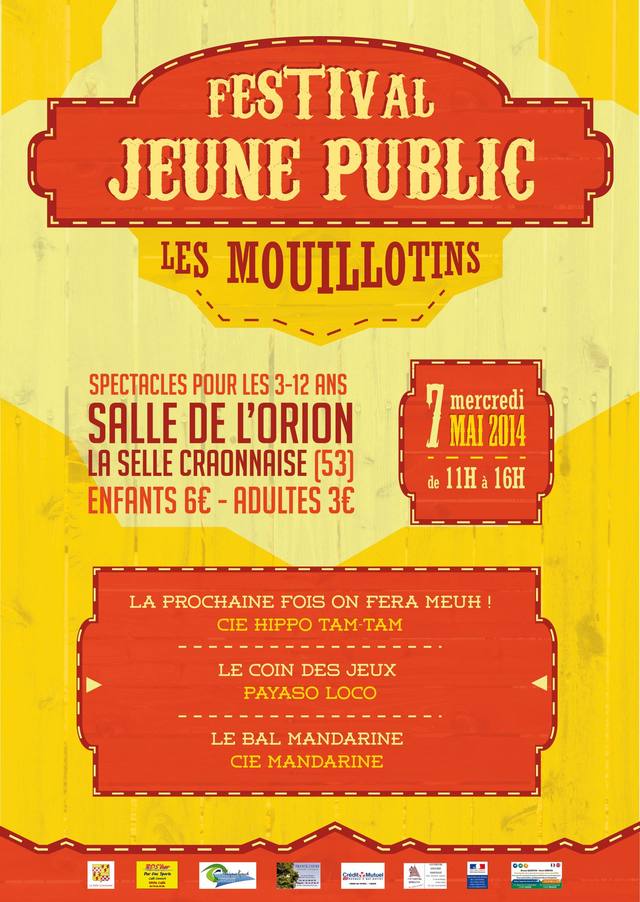 Poster for Les Mouillos 2014, AMAC's children's festival
