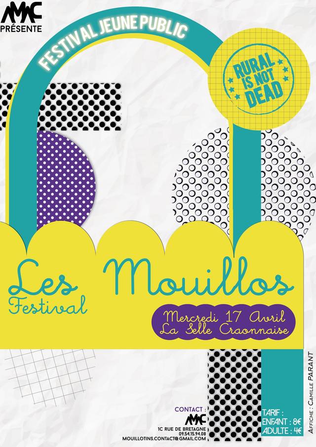 Poster for Les Mouillos 2019, AMAC's children's festival