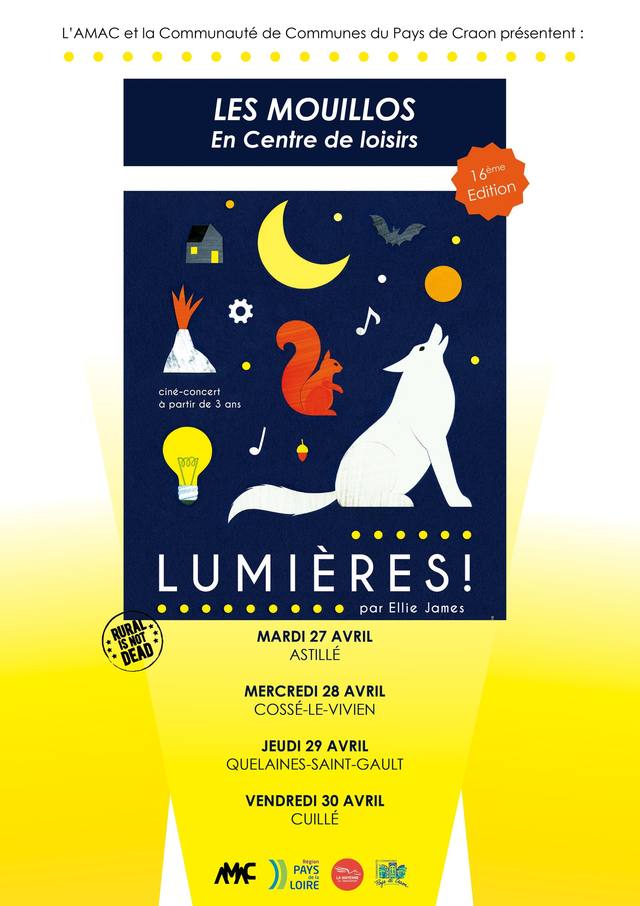 Poster for Les Mouillos 2021, AMAC's children's festival