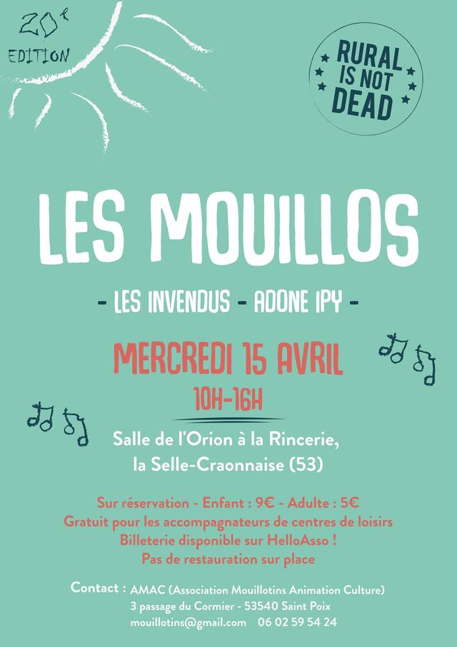 Poster for Les Mouillos 2026, AMAC's children's festival