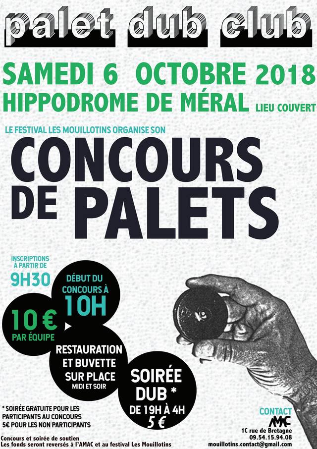 Poster for Palet Dub Club #1, palet tournament in Méral