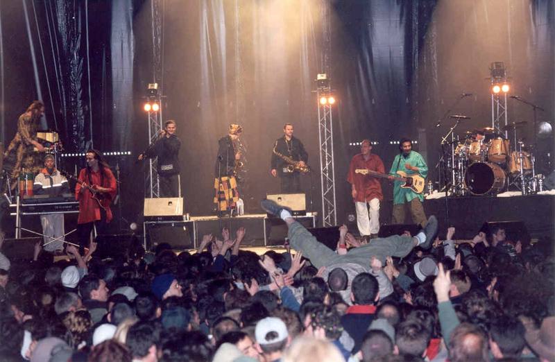 Concert du soir devant un public nombreux - photo AMAC / Les Mouillotins