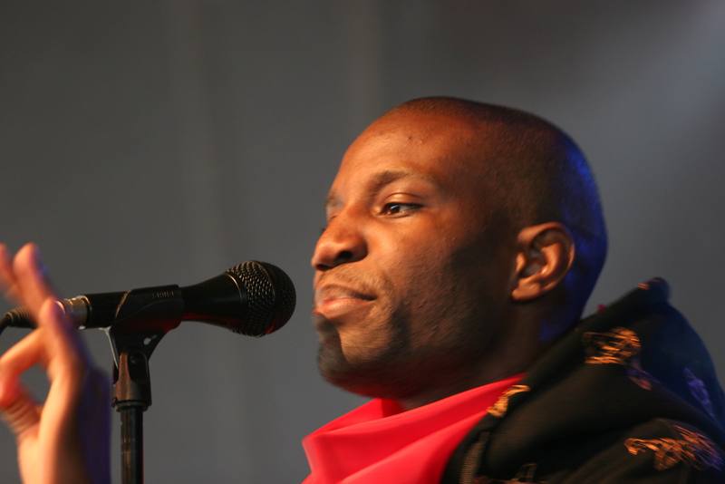 Abd Al Malik sur la grande scène - photo AMAC / Les Mouillotins