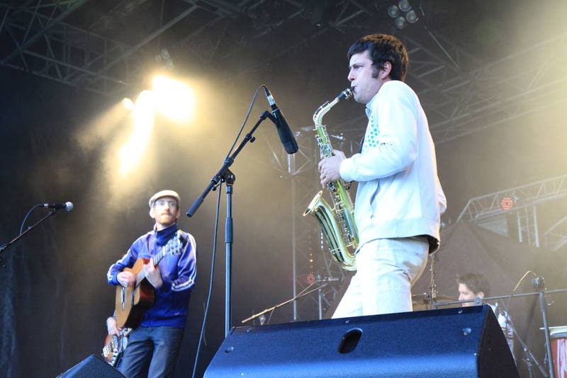 Melocoton sur scène en début de soirée - photo AMAC / Les Mouillotins